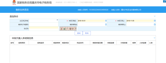 錄入其他查詢信息