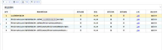 上傳附列資料