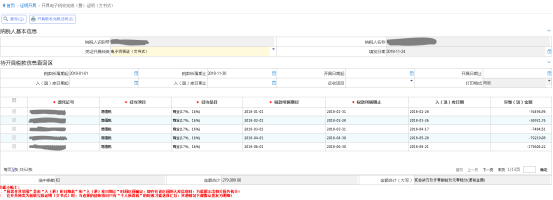 申報完稅信息