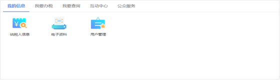 海南省電子稅務(wù)局我的信息模塊
