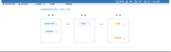 點擊【土地增值稅（四）】填寫申報表