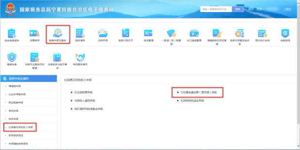 社保費(fèi)及其它收入申報(bào)