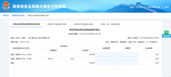 填寫煙類應(yīng)稅消費品消費稅納稅申報表