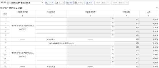 有形資產使用權交易表