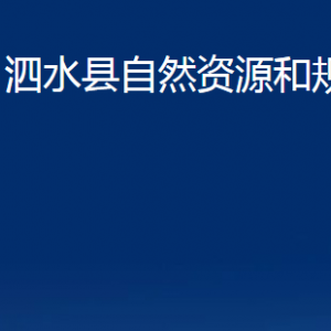 泗水縣自然資源和規(guī)劃局各部門職責(zé)及聯(lián)系電話