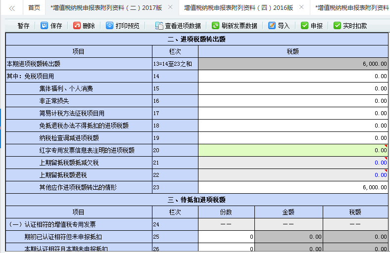 已計(jì)提加計(jì)抵減額的進(jìn)項(xiàng)稅額轉(zhuǎn)出