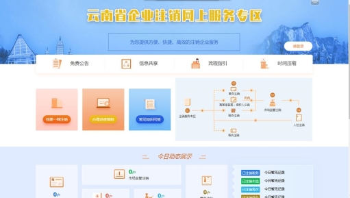 云南省企業(yè)注銷網(wǎng)上服務(wù)專區(qū)
