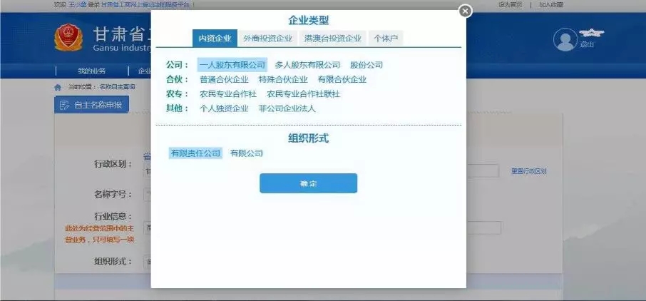 選擇各個企業(yè)類型的組織形式