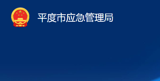 平度市應急管理局