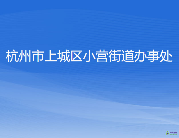 杭州市上城區(qū)小營街道辦事處