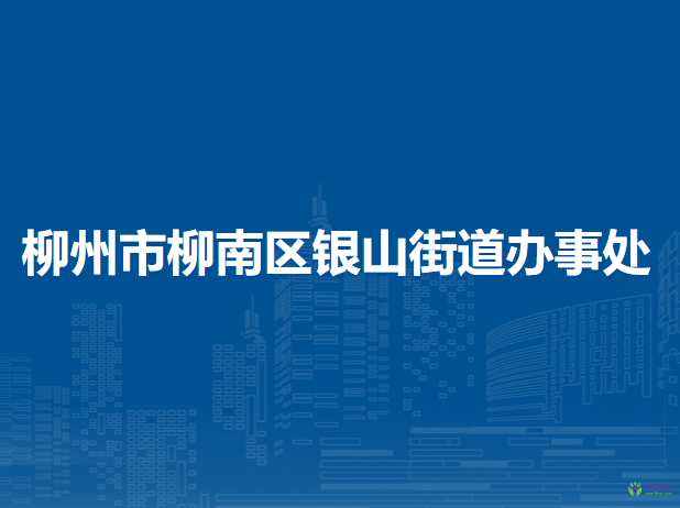 柳州市柳南區(qū)銀山街道辦事處