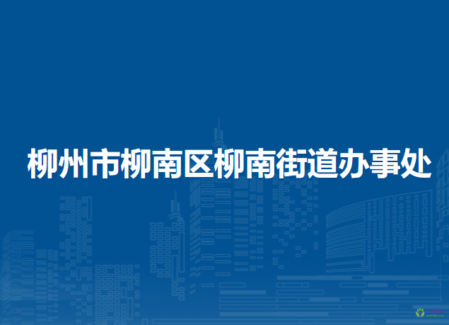 柳州市柳南區(qū)柳南街道辦事處